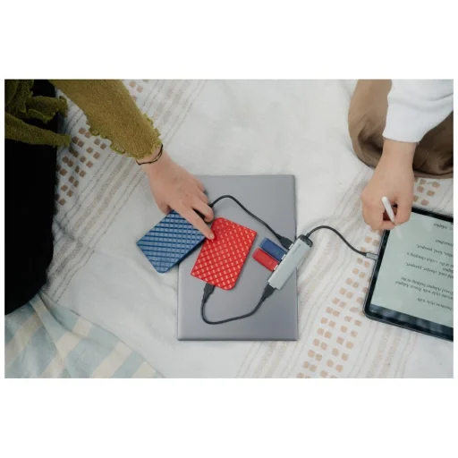 Verbatim USB-C Hub Adapter - 4xUSB-A 3.2 alumínium 49147 - 8