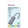 Verbatim Adapter Hub USB-C - HDMI/USB-C/Eternet/2xUSB-A 3.0 alumínium 32150 - 5