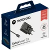 Motorola TurboPower 33W USB-A hálózati töltő USB-A - USB-C kábellel 1m fekete thumbnail