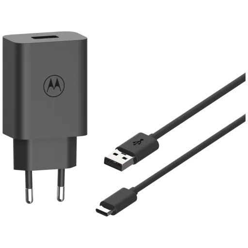 Motorola TurboPower 33W USB-A hálózati töltő USB-A - USB-C kábellel 1m fekete - 4