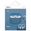 Uniq Nexo AirPods 4 + Fülkampók Szilikon tok - kék thumbnail