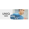 Uniq Nexo AirPods 4 + Fülkampók Szilikon tok - kék thumbnail