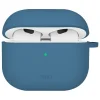 Uniq Nexo AirPods 4 + Fülkampók Szilikon tok - kék