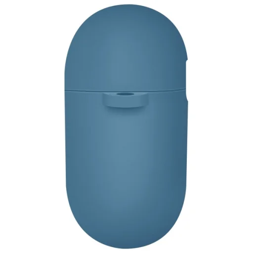 Uniq Nexo AirPods 4 + Fülkampók Szilikon tok - kék - 3