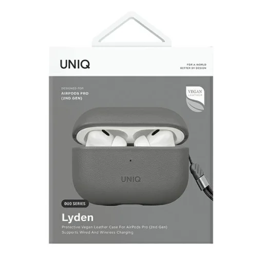 Uniq Lyden DS AirPods Pro 2 Tok - Szürke/Fekete - 5