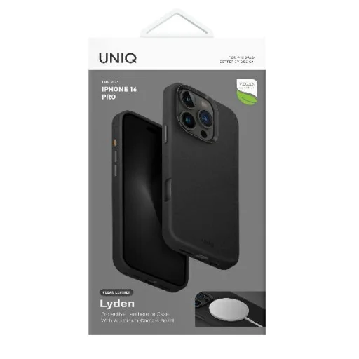 Uniq Lyden Magclick Töltőtok iPhone 16 Pro - Fekete tok - 6
