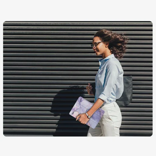 Samsung Galaxy Tab A9 Plus 11.0 X210/X215/X216 Tech-Protect SC Pen Hybrid tok Lila Márvány - 10