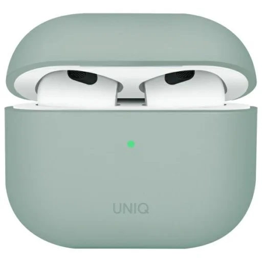 Uniq Lino Szilikon AirPods 4 Tok - Zöld - 1