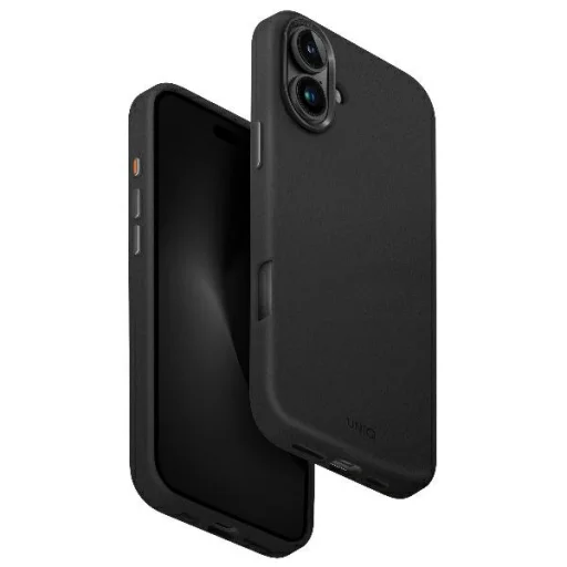 Uniq Lyden Magclick Töltőtok iPhone 16 Plus-hoz - Fekete - 1
