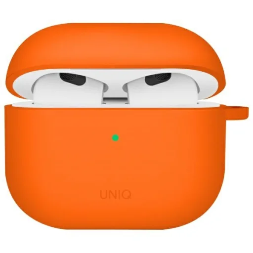 Uniq Nexo AirPods 4 + Ear Hooks szilikon tok - narancs - 1