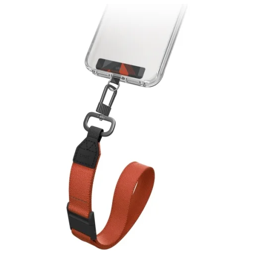 Uniq Vista 2 az 1-ben mobiltelefon pánt - fekete és narancs - 3