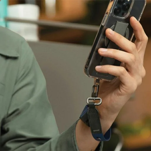 Uniq Vista univerzális 2 az 1-ben telefon csuklópánt - fekete - 6