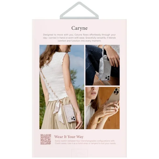 Uniq Coehl Caryne 2 az 1-ben telefontartó pánt - bézs - 3