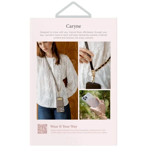 Uniq Coehl Caryne 3 az 1-ben telefontartó nyakpánt kártyatartóval - Szürke - 4