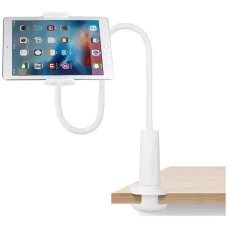 Awei X3 4"-10.5" fehér hosszú karos asztali tartó