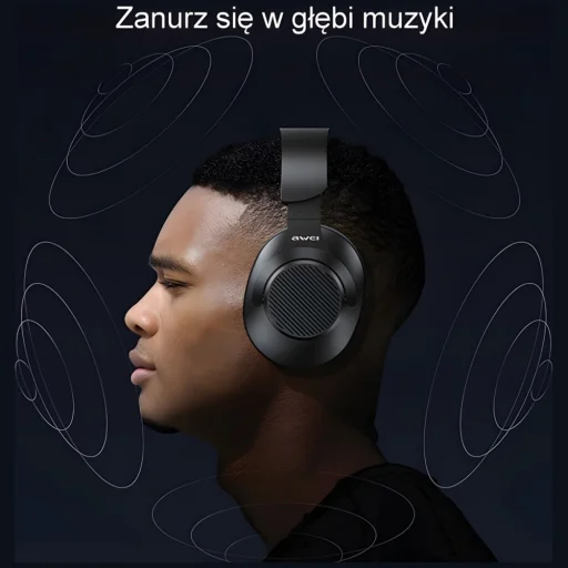 AWEI A997BL Bluetooth On-Ear Fejhallgató Fekete - 2