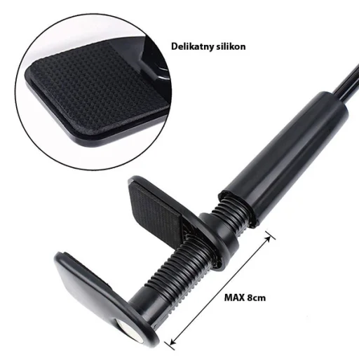 AWEI X3 4"-10.5" fekete hosszú karú asztali tartó - 3