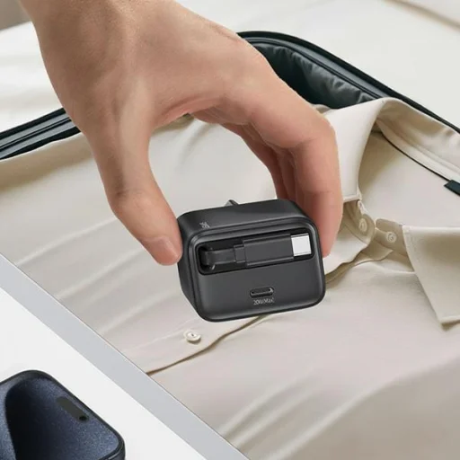 USAMS Charger CC233 állítható USB-C kábel, fehér - 6