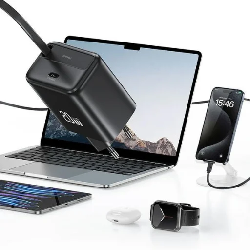USAMS Charger CC233 állítható USB-C kábel, fehér - 5