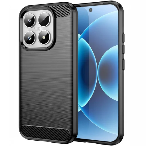 Xiaomi 17 Fekete Techsuit Carbon Silicone tok - 1