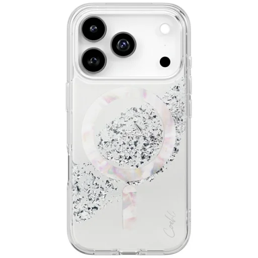 Uniq Coehl Crystelle Mágneses Töltés tok iPhone 17 Pro - ezüst tok - 1
