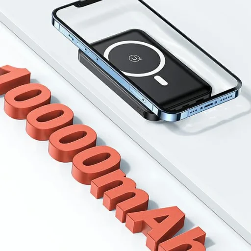 USAMS powerbank PB64 10000mAh 20W QC3.0+PD mágneses vezeték nélküli Gyors Töltés fekete 10KCD17301 (US-CD173) - 7