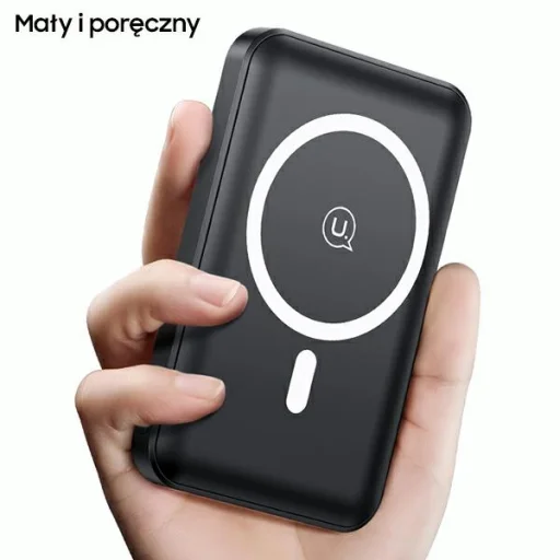USAMS powerbank PB64 10000mAh 20W QC3.0+PD mágneses vezeték nélküli Gyors Töltés fekete 10KCD17301 (US-CD173) - 9