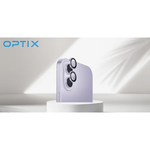 Uniq Optix Aluminum Camera Lens Protector for iPhone 17 with Applicator - Purple - 3