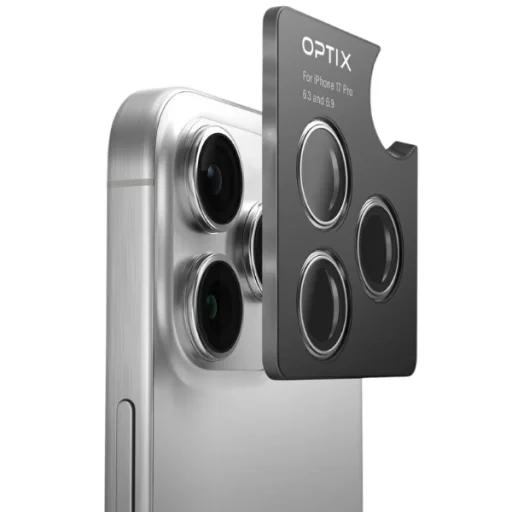 Uniq Optix Aluminum Camera Lens Protector for iPhone 17 with Applicator - Purple - 6