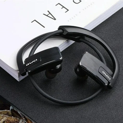 AWEI E1BL sport vezeték nélküli fülhallgató Bluetooth fekete - 3