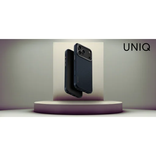 Uniq Keva tok iPhone 17 Pro Max Magclick töltéssel - Kék - 2
