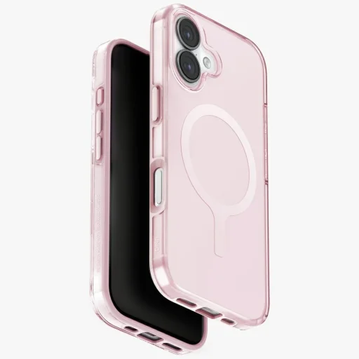  iPhone 17 Pink Uniq Clario Magclick Töltőtok - 1