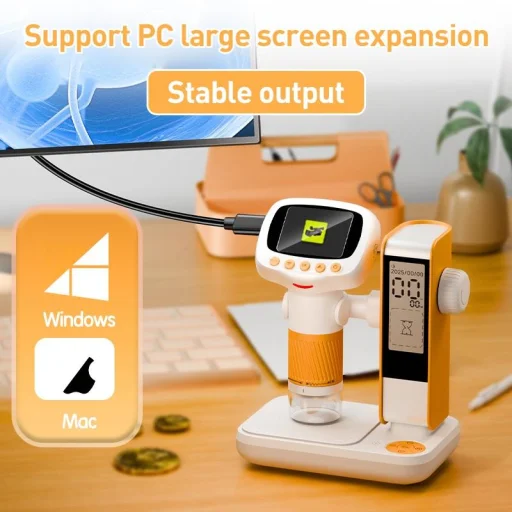 Mikroszkóp OEM CM5, narancssárga - 7