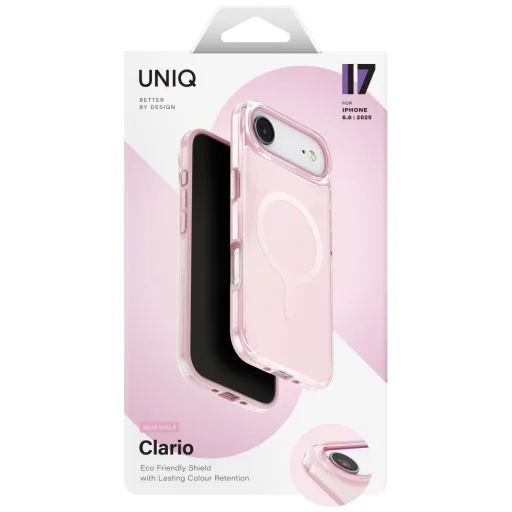 Uniq Clario Magclick Töltőtok iPhone Air-hez - Rózsaszín tok - 6