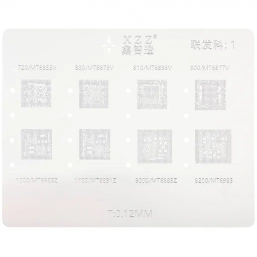 Reballing Munkapad XZZ L23 Apple A8 - A16 CPU-hoz - 6