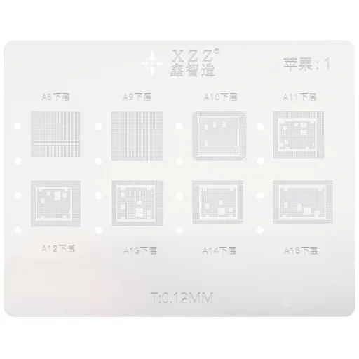 Reballing Munkapad XZZ L23 Apple A8 - A16 CPU-hoz - 7