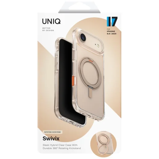 Uniq Swivix Rotating Kickstand 360 tok iPhone Air - arany - 6