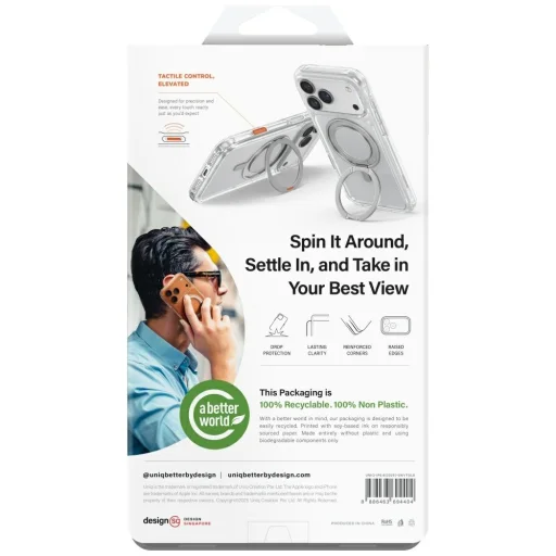Uniq Swivix Rotating Kickstand 360 tok iPhone Air - arany - 7