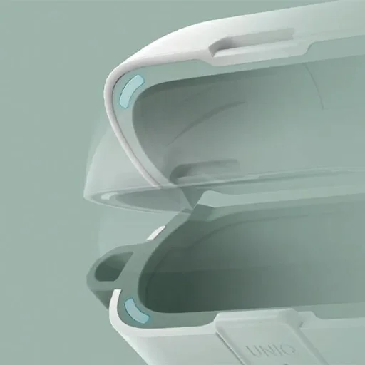 Uniq Clyde Lock Case AirPods Pro 2 - Fehér és zöld tok - 6