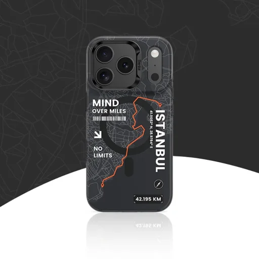 iPhone 17 Benks Magnetic City MagSafe tok fekete-narancssárga - 2