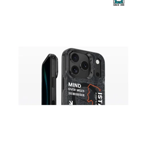 iPhone 17 Benks Magnetic City MagSafe tok fekete-narancssárga - 3