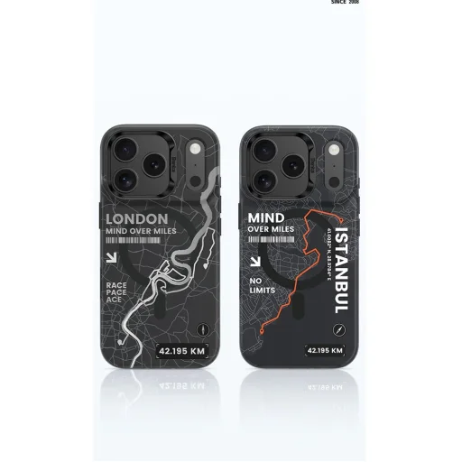 iPhone 17 Benks Magnetic City MagSafe tok fekete-narancssárga - 4