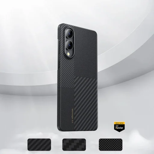  Samsung Galaxy S25 Edge Benks Montage ArmorAir Kevlar karbonszálas fekete tok - 7