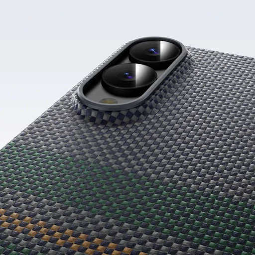 Samsung Galaxy S25 Edge Benks Aurora ArmorAir karbonszálas tok zöld - 5