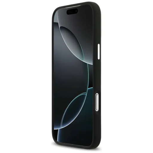 Mercedes Szilikon Retro Logós MagSafe tok iPhone 17 Pro Max - Fekete tok - 5