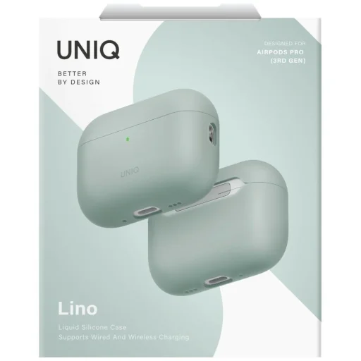 Uniq Lino Szilikon Tok AirPods Pro 3 - Zöld tok - 6