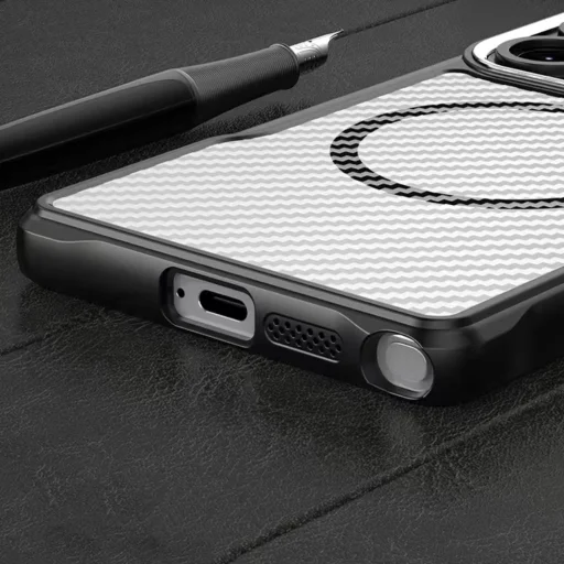 Samsung Galaxy S25 FE Defender Carbon Mag fekete tok - 7