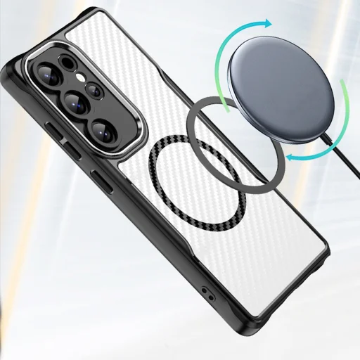 Samsung Galaxy S25 FE Defender Carbon Mag fekete tok - 5