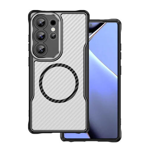 Samsung Galaxy S25 FE Defender Carbon Mag fekete tok - 1