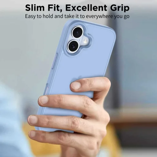 iPhone 17 tok Tech-protect Magmat Matt Köd Kék tok - 6